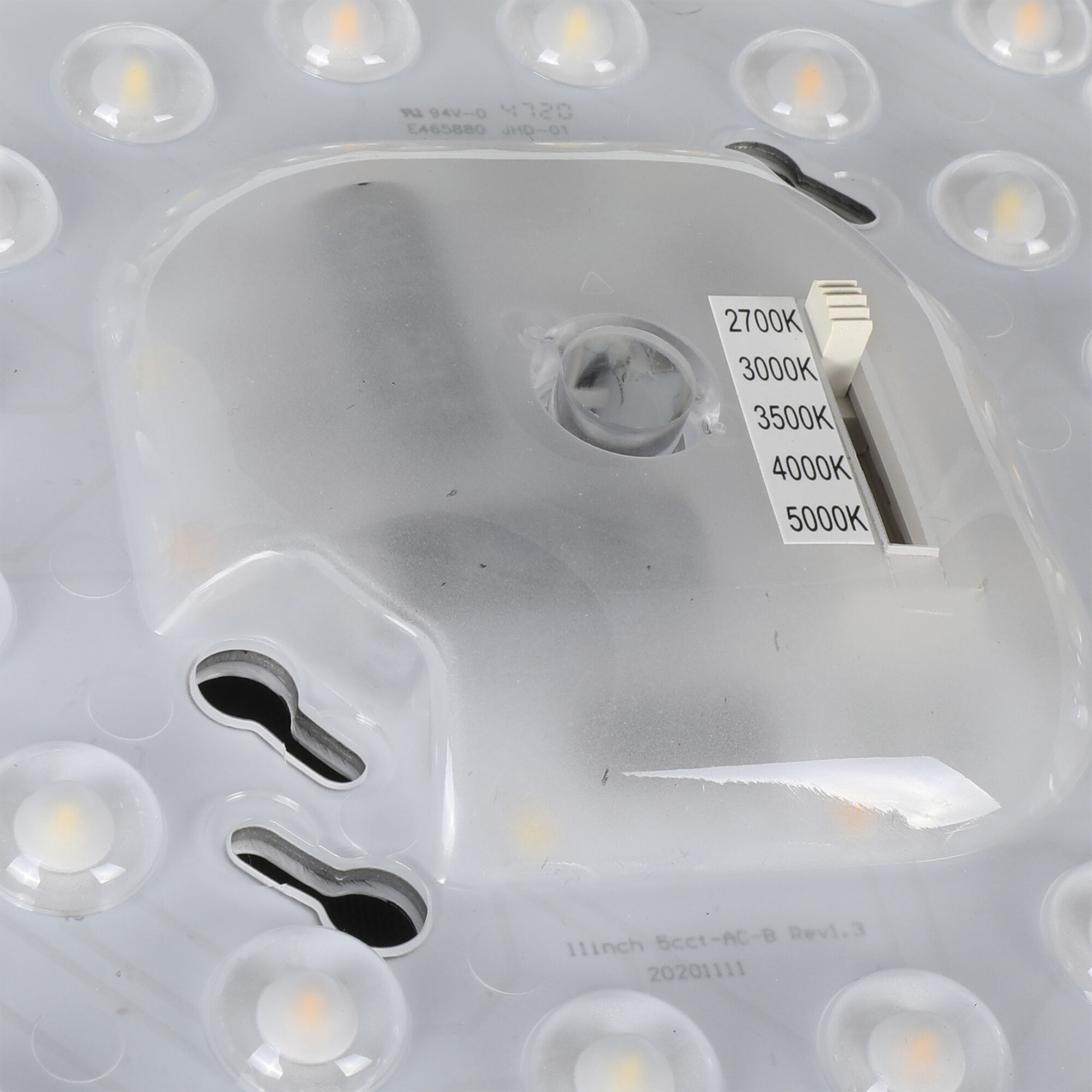 EnviroLite LED 13.75 inch White Puff Flush Mount Ceiling Light